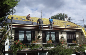 Travaux toiture ardoise naturel à Bois-le-Roi (77590)