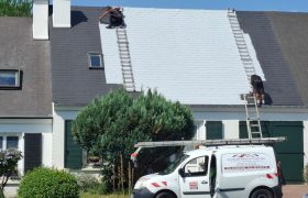 Nettoyage de toiture ardoise fibro-ciment à  Vert-Saint-Denis