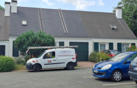 Nettoyage de toiture ardoise fibro-ciment à  Vert-Saint-Denis